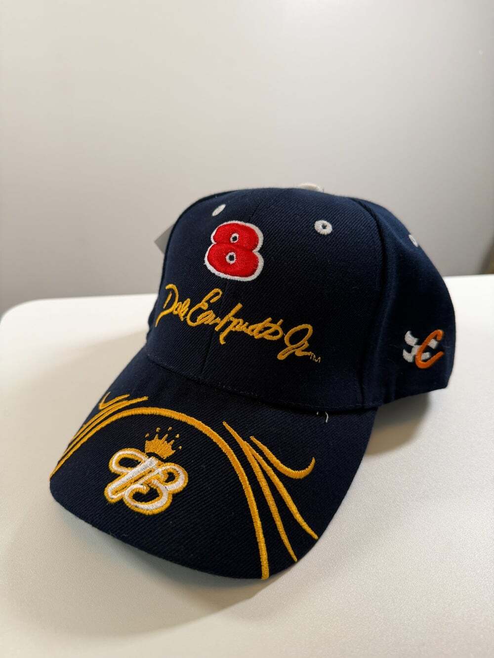 Dale Earnhardt Jr 8 Budweiser Racing Hat Blue Crown Embroidered NASCAR Vintage